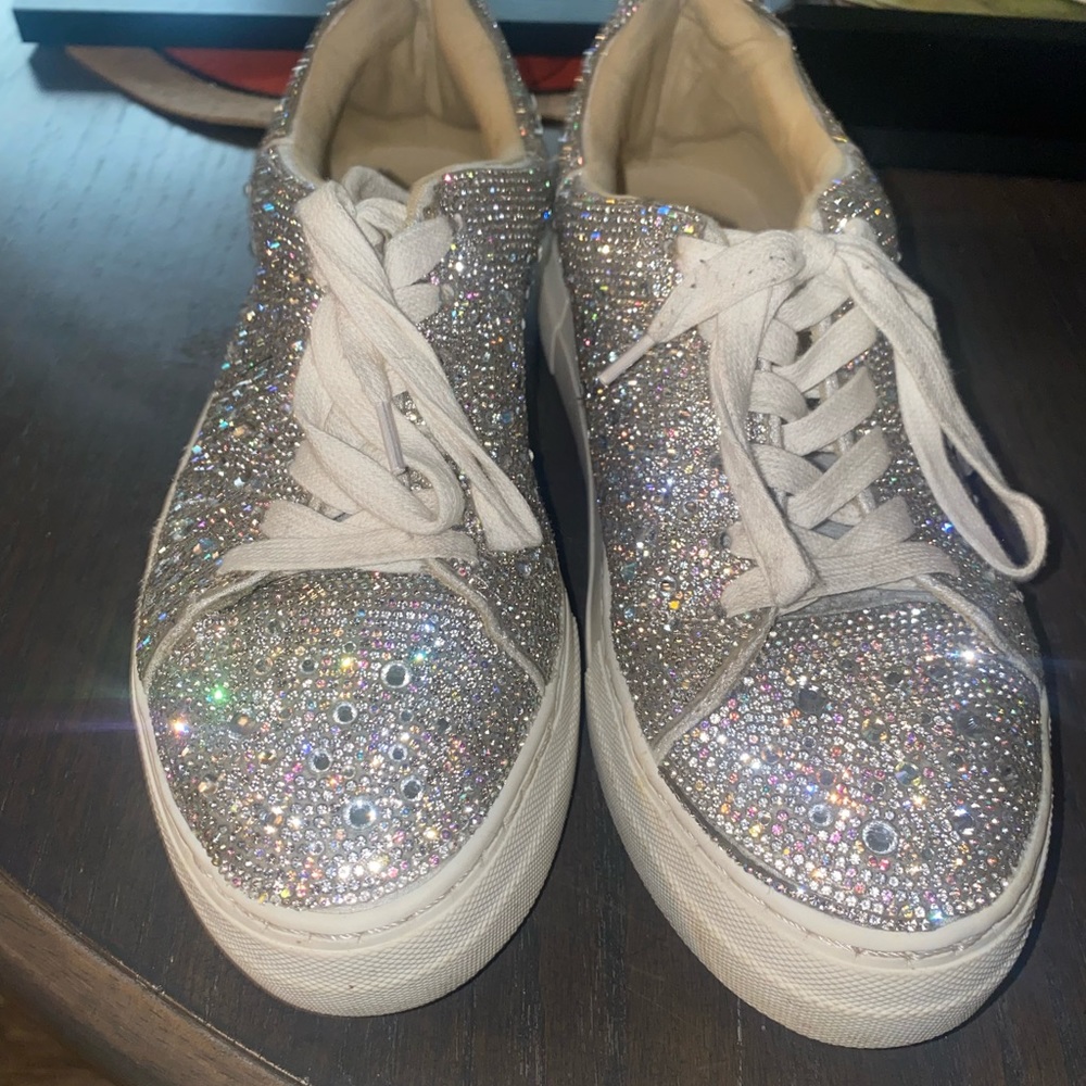 Betsy Johnson sparkly platform sneakers